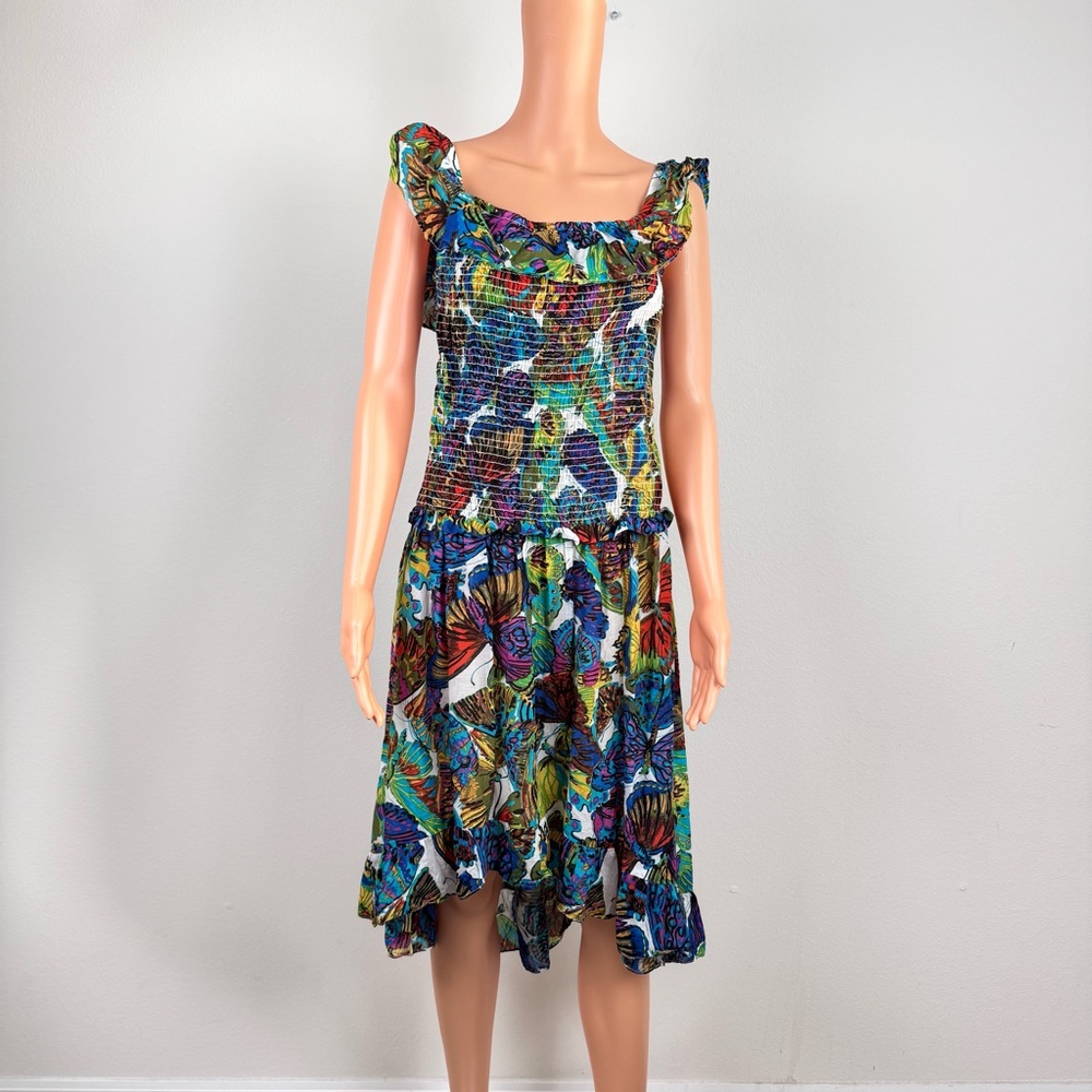 Nanette Lepore Swimwear Papillon Butterfly Print Dress - Picture 3 of 11